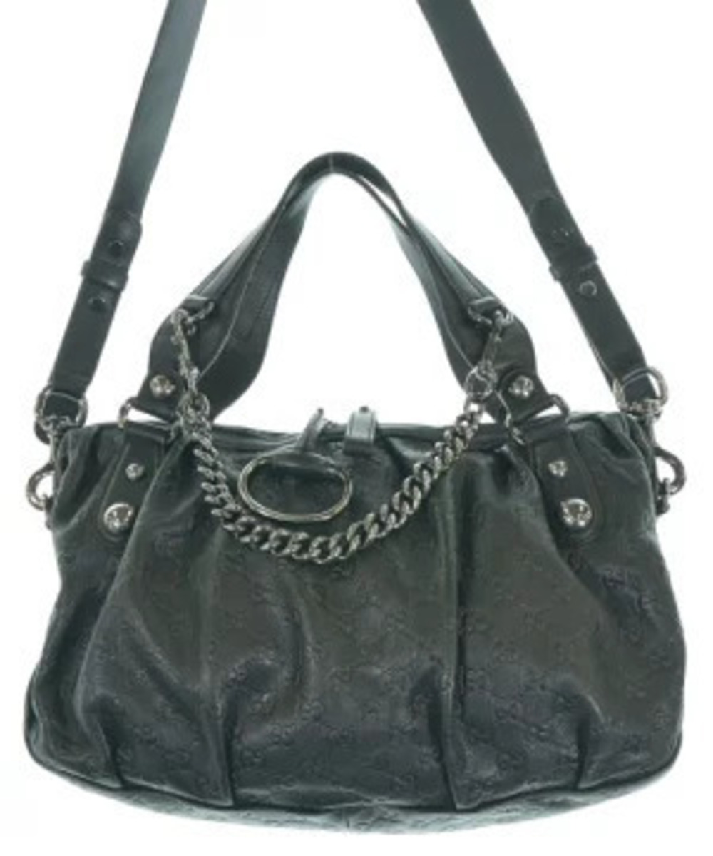 Gucci Handbag Black All over pattern